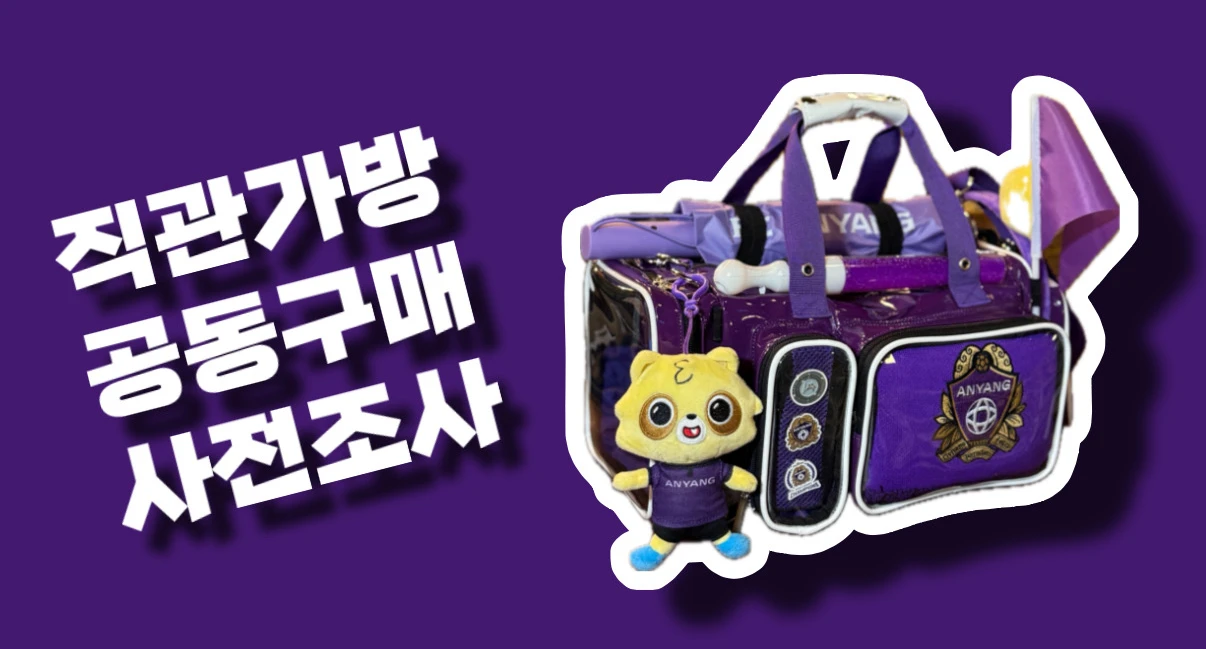 직관가방 공동구매