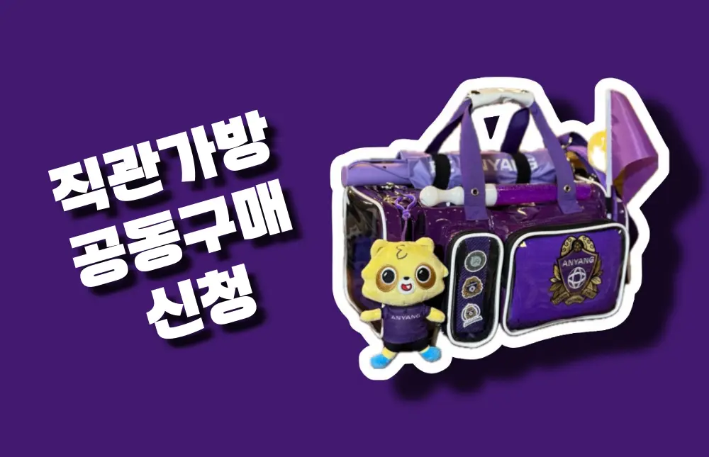 직관가방 공동구매